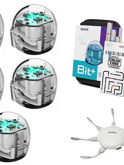 Ozobot Bit+ Kit of 5 with Charger