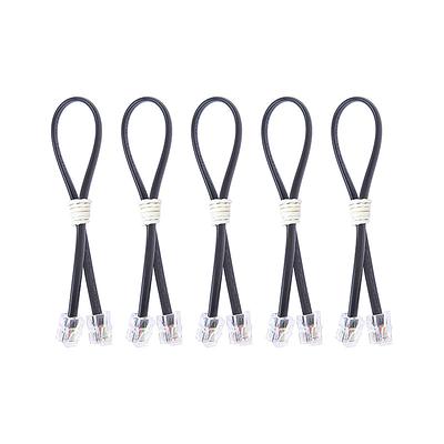 ELECFREAKS RJ11 4P4C 200mm Cable (Pack Of 5)