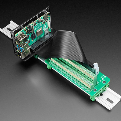 DIN Rail Mount Bracket for Raspberry Pi / BeagleBone / Arduino
