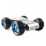 Smart Car Chassis Blue 4WD - Image 3
