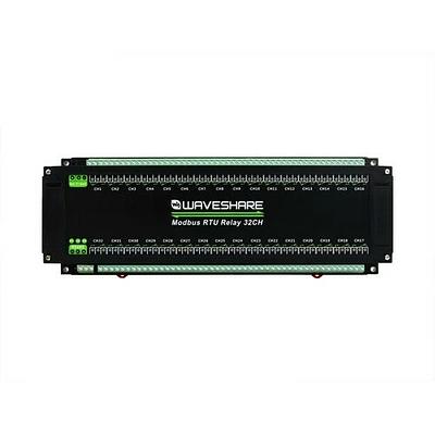 Modbus RTU 32-Ch Relay Module, RS485 Interface, With Multiple Isolation Protection Circuits