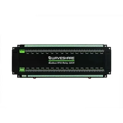 Modbus RTU 32-Ch Relay Module, RS485 Interface, With Multiple Isolation Protection Circuits