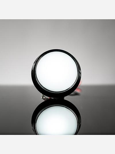 Large Arcade Button with LED - 60mm White