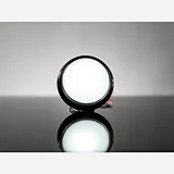 Large Arcade Button with LED - 60mm White - Image 1