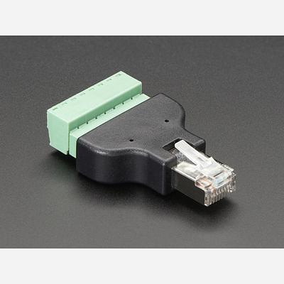 Ethernet RJ45 Male Plug Terminal Block