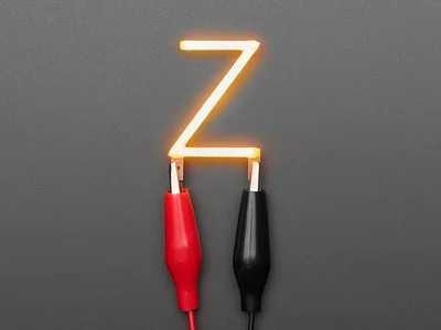 Alphabet LED Filament - Warm White Letter "Z"