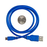 USB-A to Micro-B Cable - 1m, USB 2.0 (Flexible Silicone) - Image 3