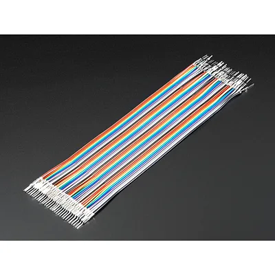 Premium Male/Male Raw Jumper Wires - 40 x 6 (150mm)