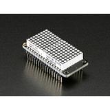 Adafruit 0.8 8x16 LED Matrix FeatherWing Display Kit - Red - Image 1