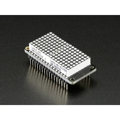 Adafruit 0.8 8x16 LED Matrix FeatherWing Display Kit - Red