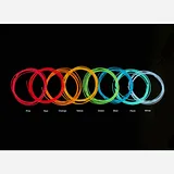 High Brightness Yellow Electroluminescent (EL) Wire - 2.5 meters [High brightness, long life] - Image 4