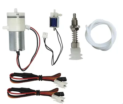 Robotic Arm Air Pump Valve Controller Vacuum Suction Cup Set
