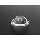 Convex Plastic Lens with Edge - 40mm Diameter - Image 1