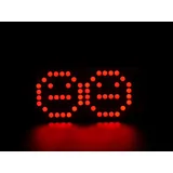 Adafruit 0.8 8x16 LED Matrix FeatherWing Display Kit - Red - Image 2