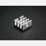 Aluminum SMT Heat Sinks 10 Pack - 0.25x0.25 x 0.15 tall - Image 1