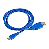 USB-A to Micro-B Cable - 1m, USB 2.0 (Flexible Silicone) - Image 1