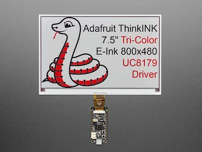 7.5" 800x480 Tri-Color eInk / ePaper - Bare Display