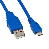 USB-A to Micro-B Cable - 1m, USB 2.0 (Flexible Silicone) - Image 2