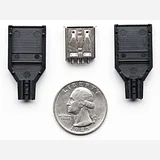 USB DIY Connector Shell - Type A Socket - Image 3