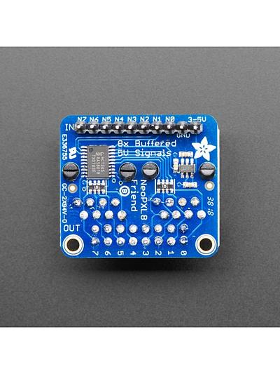 Adafruit NeoPXL8 Friend - 8 x Strands NeoPixel Level Shifter