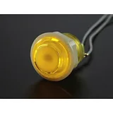 Mini LED Arcade Button - 24mm Translucent Yellow - Image 3