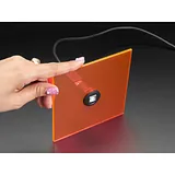 USB B Jack to USB A Jack Round Panel Mount Adapter - Image 3