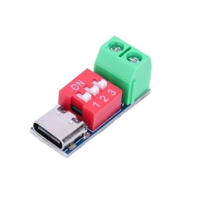 USB-C Power Delivery Adapter Board 5V, 9V, 12V, 15V, or 20V