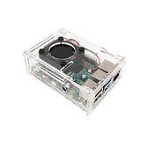 Raspberry Pi 4B acrylic case with cooling fan compatible with 3.5 inch screen and camera - Image 4