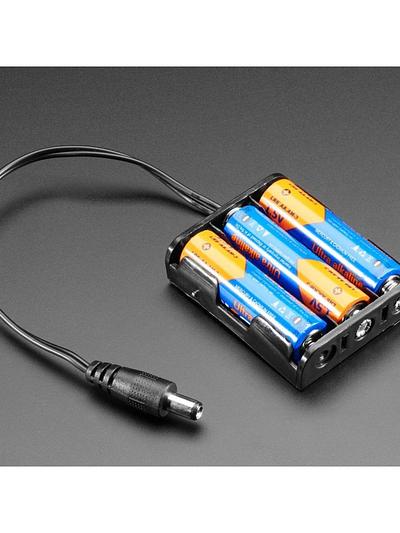 3 x AA Battery Holder with 2.1mm Plug