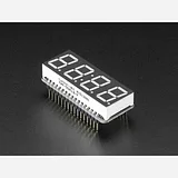 Adafruit 4-Digit 7-Segment LED Matrix Display FeatherWing - Red - Image 1