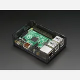 Adafruit Raspberry Pi B+ / Pi 2 / Pi 3 Case - Smoke Base [w/ Clear Top] - Image 3