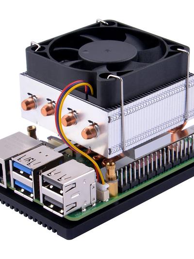 Low-profile ICE Tower Plus Cooler for Raspberry Pi 5