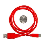 USB-A to USB-C Cable - 1m, USB 2.0 (Flexible Silicone) - Image 3
