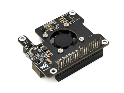 RDK X5 PoE Expansion Board with Fan & Heatsink, 802.3af/at