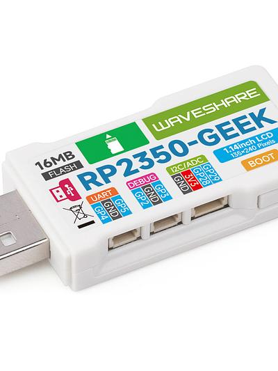 RP2350-GEEK Board with 1.14" Color LCD and USB Debugging