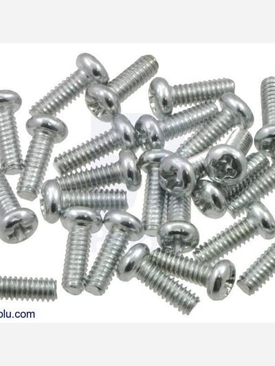 Machine Screw: #2-56, 1/4 Length, Phillips (25-pack)