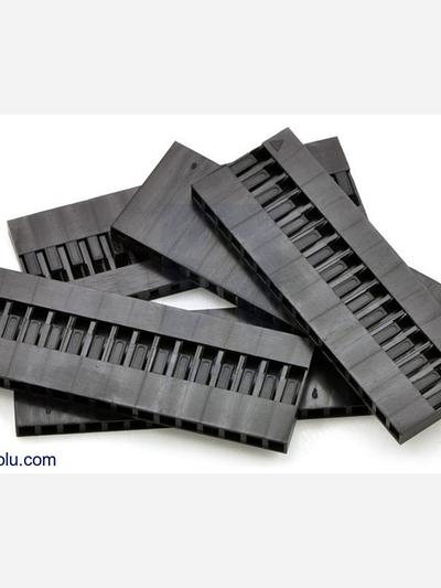 0.1 (2.54mm) Crimp Connector Housing: 1x16-Pin 5-Pack