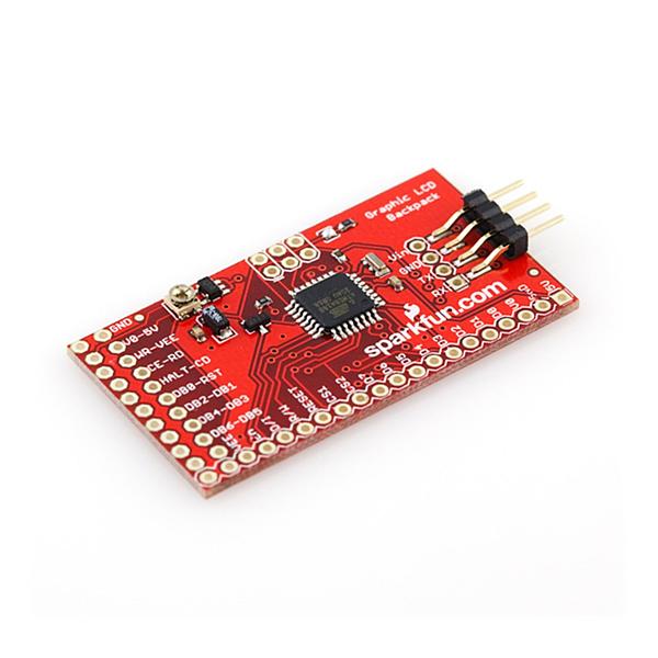 SparkFun Graphic LCD Serial Backpack