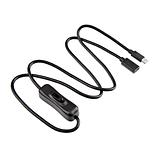 USB-C Extension Cable with Power Switch - 1m - Image 1