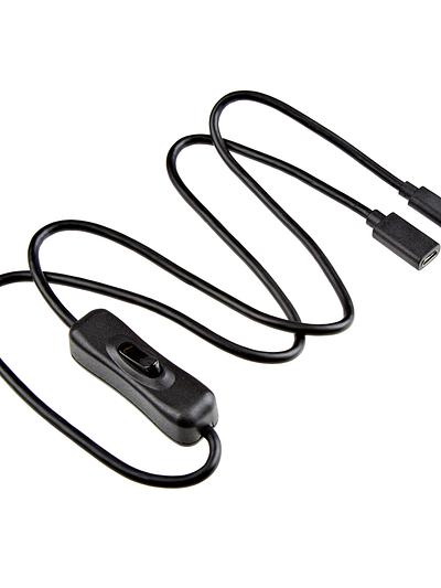 USB-C Extension Cable with Power Switch - 1m