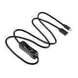 USB-C Extension Cable with Power Switch - 1m - Image 1