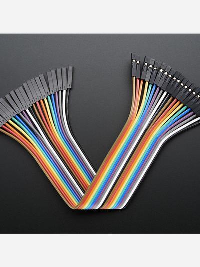 Premium Female/Female Jumper Wires - 20 x 6 (150mm)