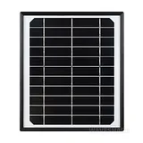 6W Monocrystalline Solar Panel with Toughened Glass - 5.5V - Image 1
