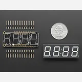Adafruit 4-Digit 7-Segment LED Matrix Display FeatherWing - Red - Image 3