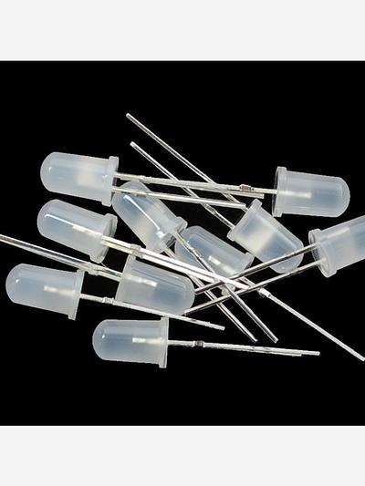 Diffused 5mm Fast Flashing RGB LED - 10 pack [Flashing Effect]