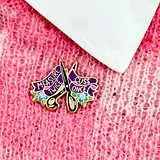 Measure Twice Cuss Once Lapel Pin - Image 2