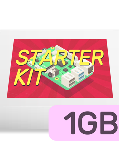 Raspberry Pi Starter Kit (1GB)