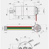 12V GA25-370 DC Gear motor with Speed Encode 280 RMP - Image 6