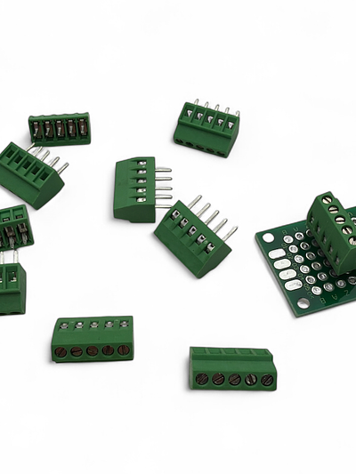 10pcs 2.54mm PCB Screw Terminal Blocks 5-Pin