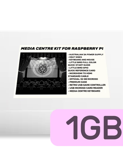Raspberry Pi Media Centre (1GB)